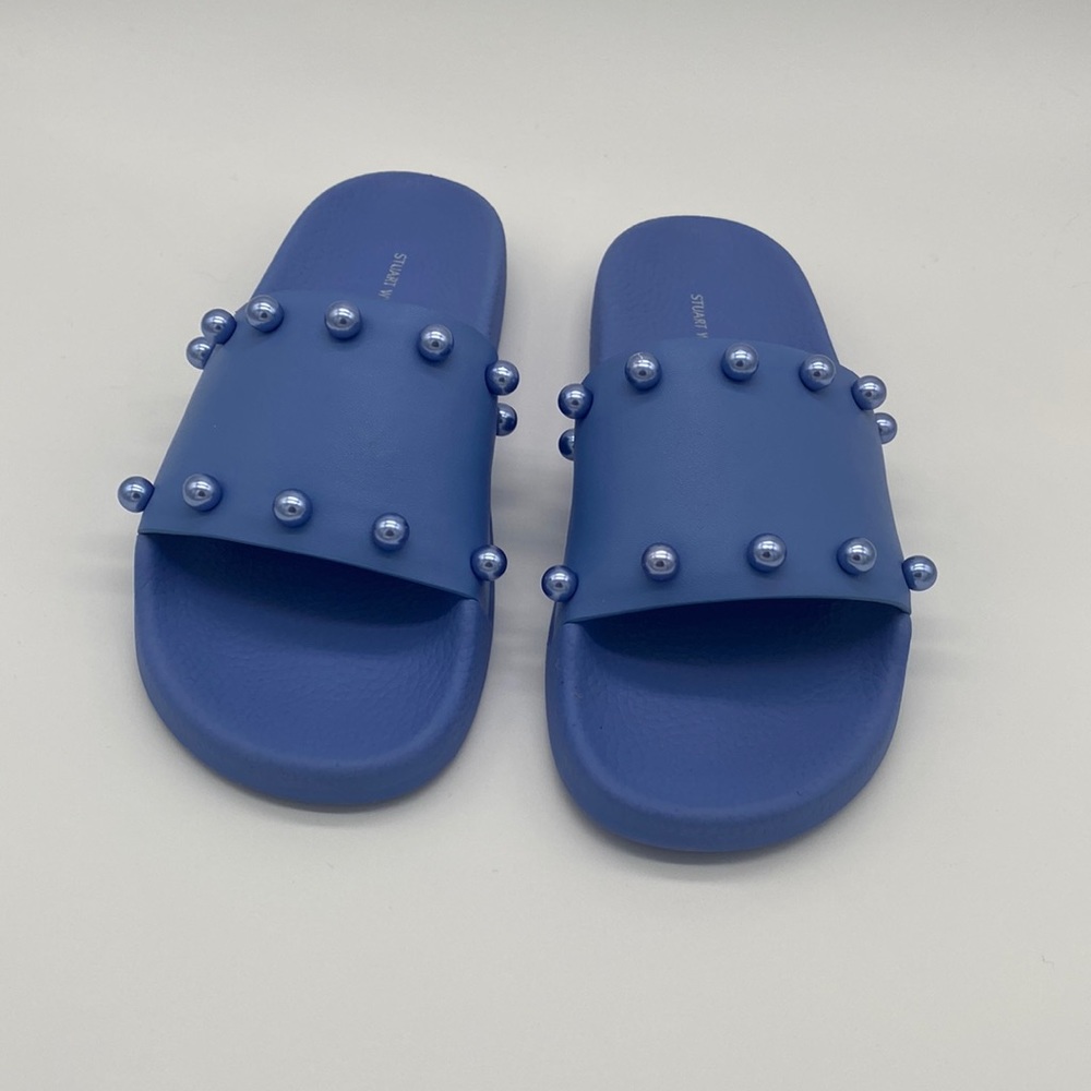 Stuart Weitzman Studded Slides